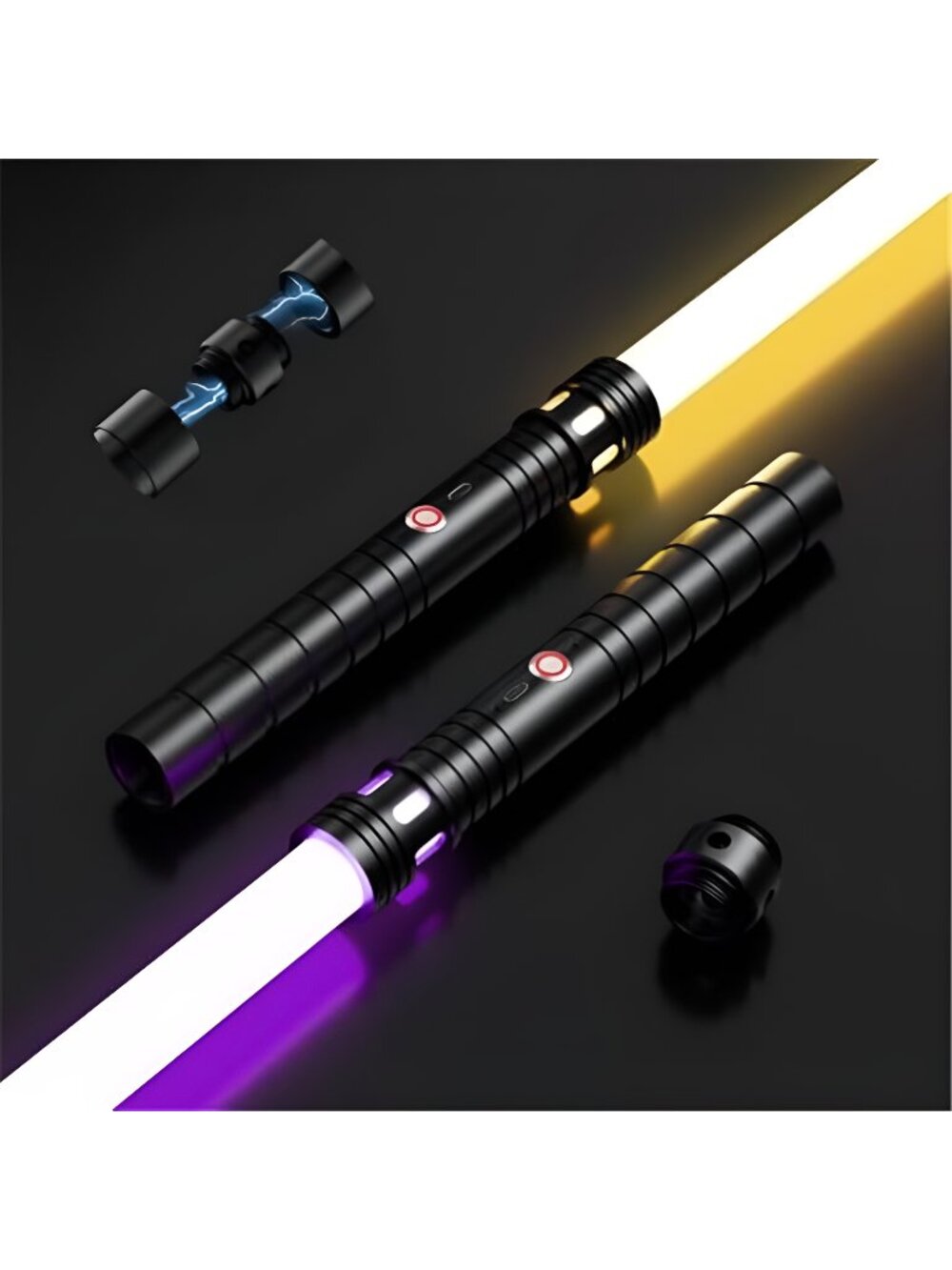 Light Sabers with RGB 20 Colors, USB Rechargeable Lightsabers with FX Sound